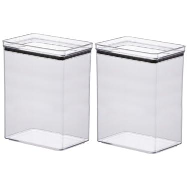 Imagem de Kit 2 Potes Organizador Multiuso Hermetic Lumini Empilhável 4.200 ml - Paramount…