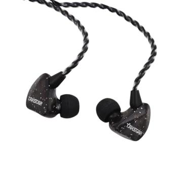 Imagem de XCPHGFM Fones de ouvido com monitoramento intra-auricular Fones de ouvido estéreo dinâmicos para telefones celulares Placas de som Tablets Fones de ouvido IEM confortáveis Leve 20 Hz-20 kHz Plugue un