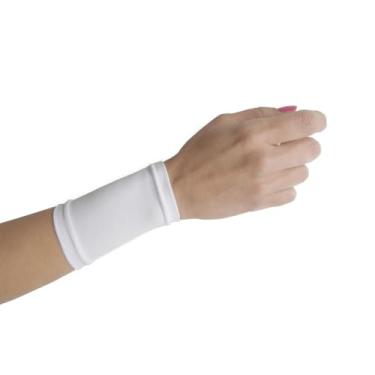 Imagem de Tatjacket Capa para corretivo de tatuagem, pacote com 2, cobertura de pulso ou peito do pé, proteção FPS 50, sem deslizamento, para homens e mulheres (unissex), branco, tamanho único