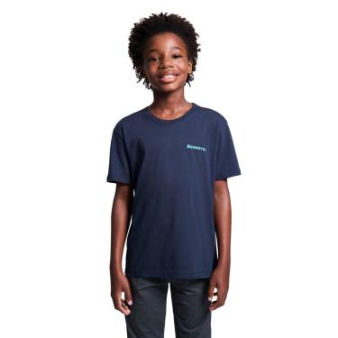 Imagem de Infantil - Camiseta Algodão Coqueiro Giz Reserva Mini Azul Marinho  menino