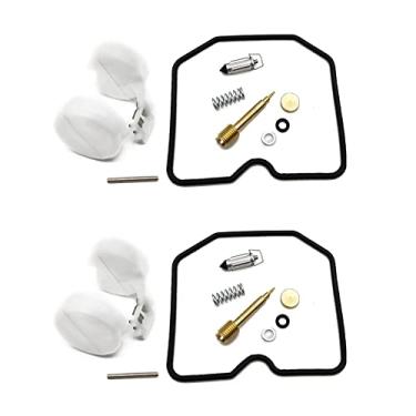 Imagem de Kit de reparo de carburador junta de agulha flutuante e flutuador de óleo para Kawasaki Eliminator 250 EL250 ZL600 ZL900 EL ZL 250 600 900 A B (Cor: 2 conjuntos)