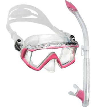 Imagem de Kit de Mergulho Cressi Pano 3 + Snorkel Tao Semi Dry-Unissex