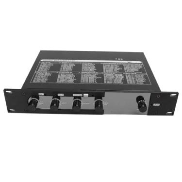 Imagem de Processador de Efeito Sonoro Digital, Construído Em Microfone Digital Mixer Sem Fio Playback Durável 100-240V para Canto de Palco (Plugue nos EUA)