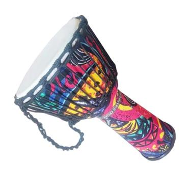 Imagem de Djembe Instrumento Tambor Africano Leve De 12,5 Polegadas, Instrumento De Percussão Para Iniciantes Adultos, Pandeiro Africano Tambor africano Profissional (Color : C)