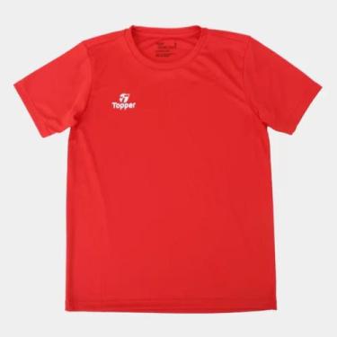 Imagem de Camiseta Topper Classic Infantil Vermelha