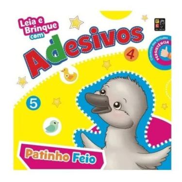 Imagem de Livro Infantil Leia E Brinque Com Adesivos Patinho Feio - Editora Pé D