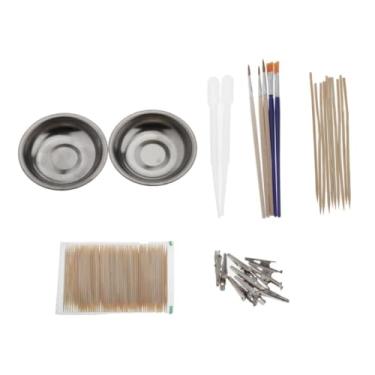 Imagem de Luzhengyang DIY Craft Painting Kits for Gundam Model - Mixing Dish - Model Color Tool Set with Droppers, Clips, Toothpicks, Pens - for Painting, Coloring, Airbrushing - Crafters and Modelers