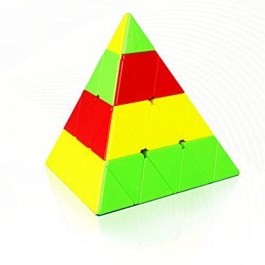 Imagem de Qiyi Master Pyraminx, Cubo Pyraminx 4x4, 10,8cm x 10,8cm x 10,8cm, 103 gramas