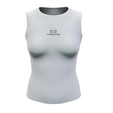 Imagem de Camisa Segunda Pele Regata Feminina Márcio May Sports Branca-Feminino