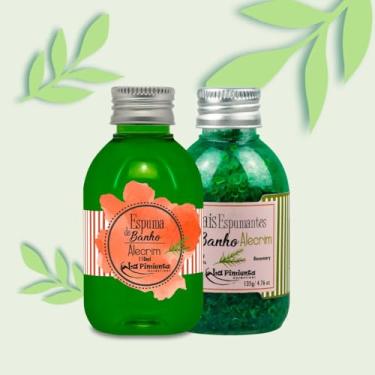 Imagem de KIT SAIS E ESPUMAS ALECRIM - PARA BANHEIRA, HIDRO E JACUZZI