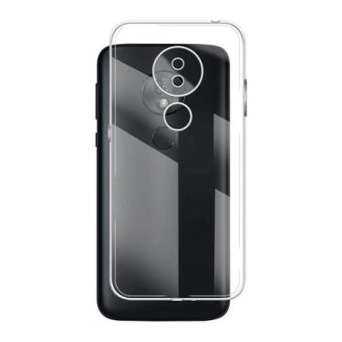 Imagem de Capa Capinha Case Space + Película De CERAMICA Compatível Moto G7 PLAY