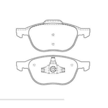 Imagem de Pastilha De Freio S40 2.4 Dianteira Sem Alarme Sistema Teves Pistao Fe