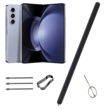 Imagem de Caneta Z Fold 5/6 S compatível com Samsung Galaxy Z Fold 5/6 5G S Pen Z Fold 6 SPen de substituição para Galaxy Z Fold 5/6 Fold Edition Touch Stylus EJ-PF946BBEGWW com pino de ejeção + 3 pontas grátis