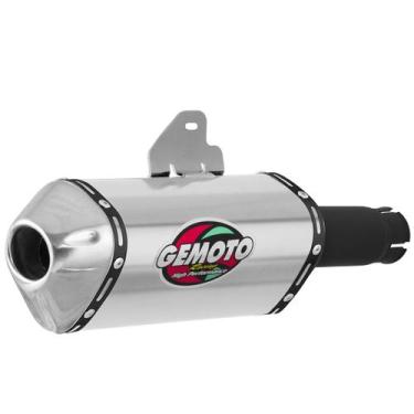 Imagem de Ponteira Gemoto Racing 3 Trioval Cb 300, CROMADO