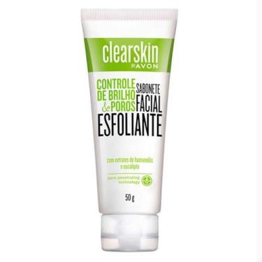 Imagem de Sabonete Facial Esfoliante Clearskin by Avon, 50g, Com Extratos de Bananada e Eucalipto