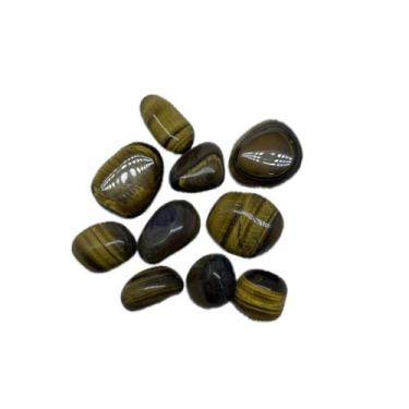 Imagem de Kit de Pedra Olho de Tigre Natural Tamanho P - 100g - Sol de Lotus