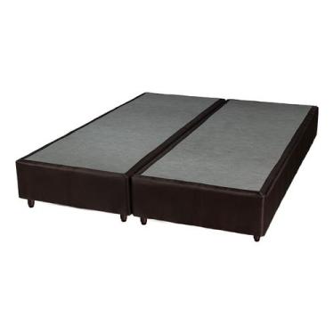 Imagem de Box Super King Minaspuma Marrom 193x203x38cm
