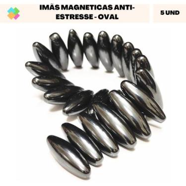 Imagem de Imãs Relaxante Anti-stress (5 Und) - Oval - YA Accessories