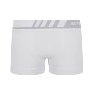 Imagem de Cueca Boxer Infantil Microfibra Lupo Kids 00136-001 Anatômica, Branco,