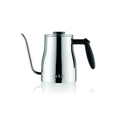 Imagem de Bodum Bistro Chaleira de água com pescoço de ganso cromada, 100 ml