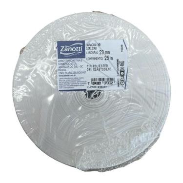 Imagem de Elástico Zanotti Jaraguá 30 Cru 29mm Rolo C/ 25 Metros - TERRA DECOR, 