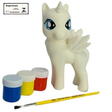 Imagem de My Uni Pintura Mister Brinque Unicornio para Pintar com Pincel Guaches