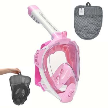 Imagem de Mascara Subaquática de de Mergulho Gold Sports Sea Full Face Com Snork