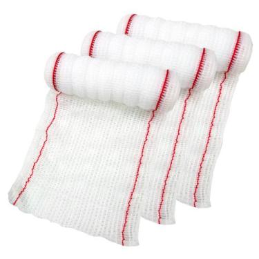 Imagem de Atadura de Crepom 13 Fios Tamanho 12 cm x 1,80 metros - 60 Unidades - 