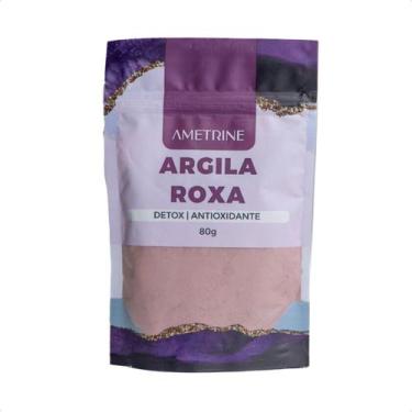 Imagem de Argila Roxa Facial Capilar Corporal Skincare Vegan Revitalizadora Anti