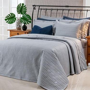 Imagem de Cobre Leito Queen Dakar 3Pçs Bordado 400 Fios 100% Algodão Egípcio Vár