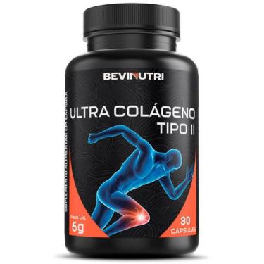 Imagem de Colágeno Tipo Ii Hidrolisados 30 Cápsulas Pele Articulações - BEVINUTR