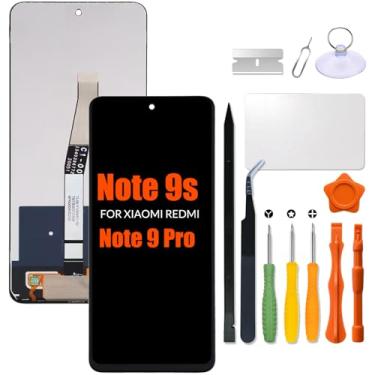 Imagem de Substituição para Xiaomi Redmi Note 9 pro | Tela LCD Note 9s para Redmi note9 Pro note9s M2003J6B2G M2003J6A1G LCD Touch Screen Display Painel Digitalizador Montagem com kit de reparo