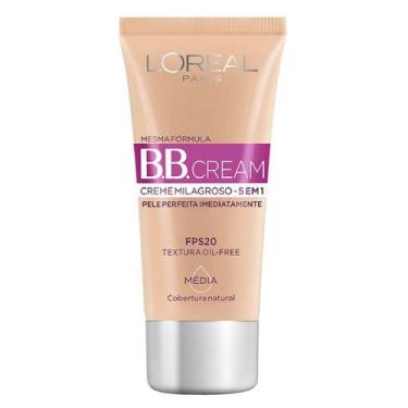 Imagem de Loreal Paris Bb Cream Base Media 5 Em 1 Fps20 30ml Oil Free