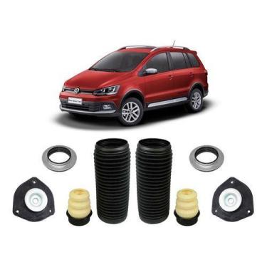 Imagem de 2 Kit Coxim Batente Dianteiro Spacefox 2015 2016 2017 2018 - QualyKits