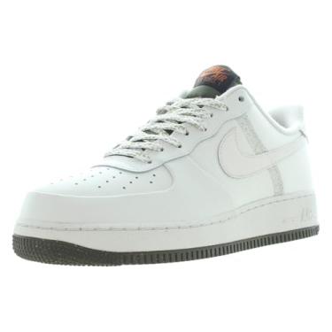 Imagem de Nike Tênis masculino Air Force 1 '07 LV8 cinza médio/cinza médio (FB8877 200), Fantasma/cargo cáqui/castanho-escuro / Phantom, 42