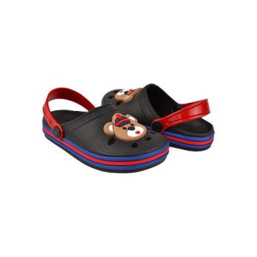 Imagem de Sandália Babuche Infantil Menino Confortável Macio Ursinho 17 ao 32 - 