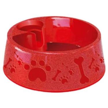 Imagem de Bebedouro Plástico Paris Furacão Pet Tamanho 4 1600 ml Vermelho - Fura