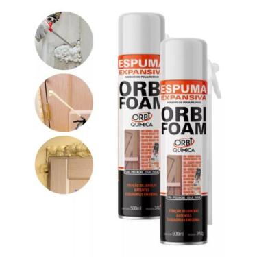 Imagem de Kit 2 Espuma Expansiva Orbi Foam 500ml