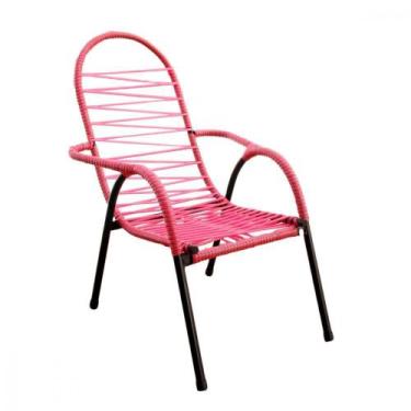 Imagem de Cadeira De área Luxinho Infantil Rosa Braga Rosa - BRAGA DECOR