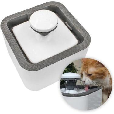 Imagem de Fonte Bebedouro Gatos Cães Automático Com Filtro USB Bivolt 2,5 Litro 