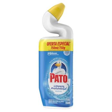 Imagem de Desinfetante Gel Uso Geral Marine Pato Limpeza Profunda Squeeze 750ml