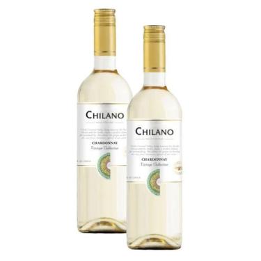 Imagem de 2 Vinho Branco Chilano Chardonnay Vintage Collection 750ml