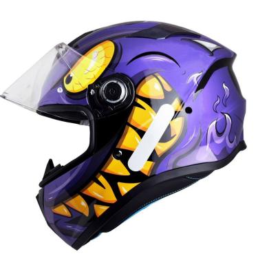 Imagem de Capacete Feminino MT Targo S Angelandemon Rosa Roxo