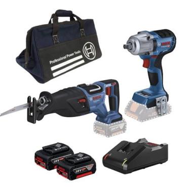 Imagem de Combo bosch 18v- gsa 185-li + gds 18v-450 pc com bateria