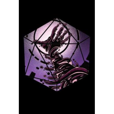 Imagem de Cósmico AlienD20 - Cuaderno para Frikis: Notebook DIN A5 (6x9) para entusiastas de rol y fanáticos de RPG de lápiz y papel con 120 páginas forradas y días de semana para la función del diario