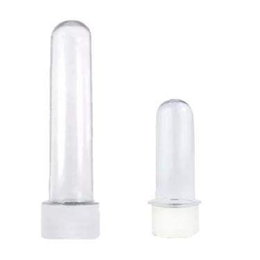 Imagem de Kit 24 Tubetes 8cm e 13cm Tubos Doces Frasco para Balas Mimos Temperos Especiarias para Lembrancinhas Decoração Festas Aniversários Mimos (Branco)