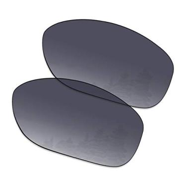 Imagem de SmartVLT Lentes de substituição masculinas gradiente cinza para óculos de sol Oakley Pit Bull OO9127 | Pit Bull Asian Fit(AF) OO9161