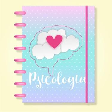 Imagem de Caderno de Disco Infinito Sistema Inteligente Amor Infinito Cadernos Profissão - Psicologia 01 (EXTRA GRANDE - A4)