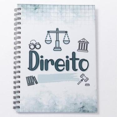 Imagem de Caderno Universitário 100fls Direito Profissões - Serv Color, Direito