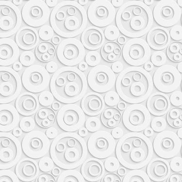 Imagem de Papel De Parede Textura Branca Com Circulos 3D Sala Quarto